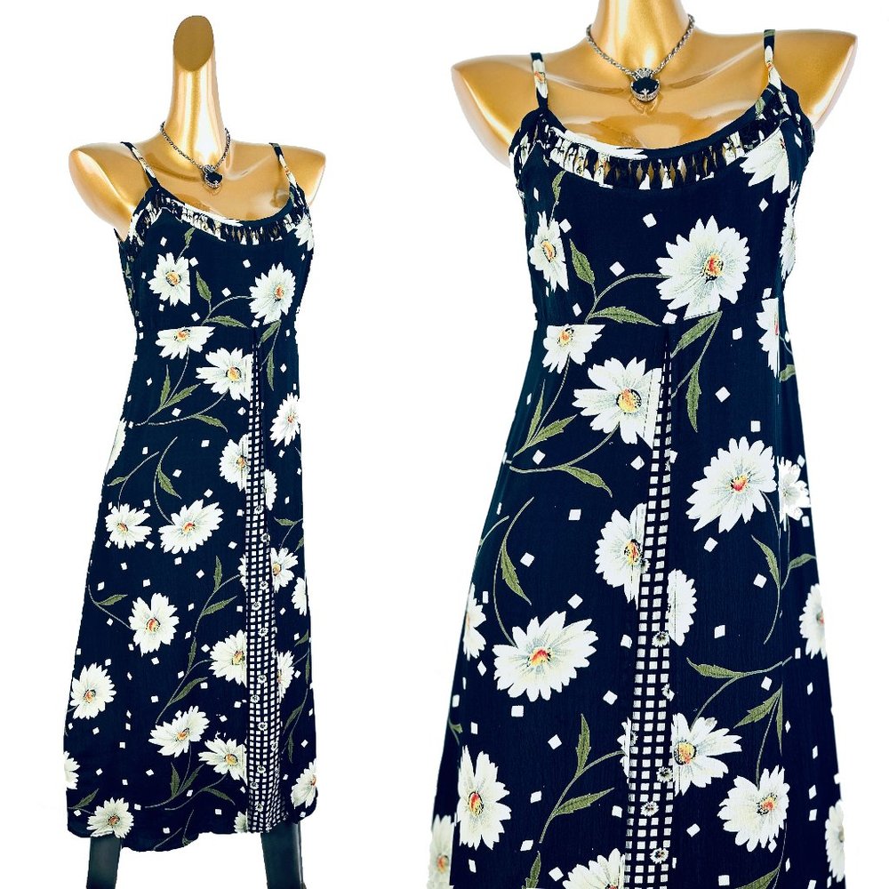 Vintage 90s floral grunge babydoll dress boho